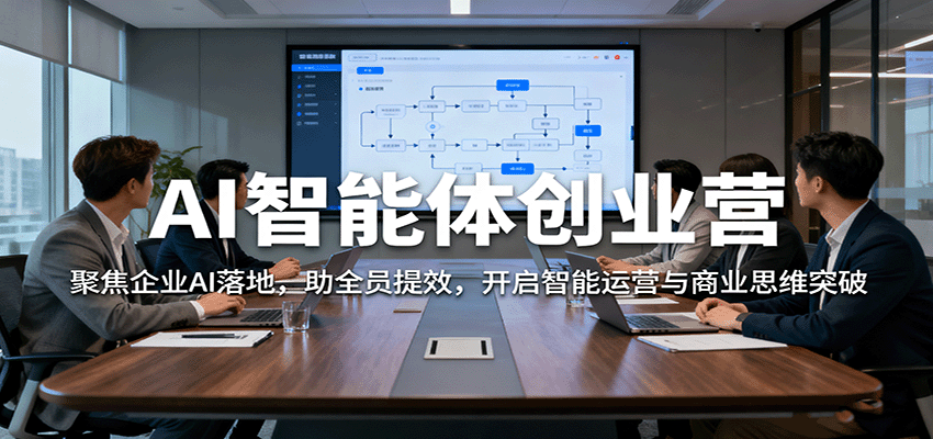 AI智能体创业营：聚焦企业AI落地，助全员提效，开启智能运营与商业思维突破-大川资源分享站