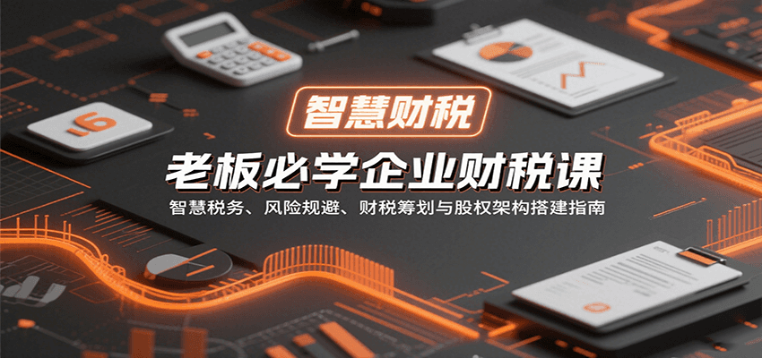 老板必学企业财税课：智慧税务、风险规避、财税筹划与股权架构搭建指南-大川资源分享站