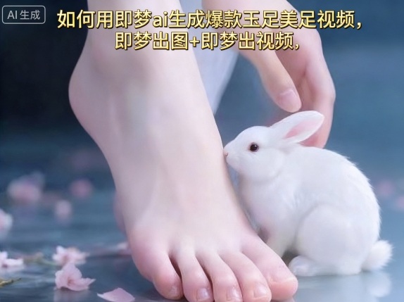 如何用即梦ai生成爆款玉足美足视频，即梦出图+即梦出视频，快速涨粉-大川资源分享站