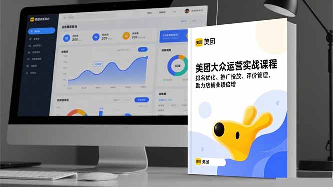 美团大众运营实战课程，排名优化、推广投放、评价管理，助力店铺业绩倍增-大川资源分享站