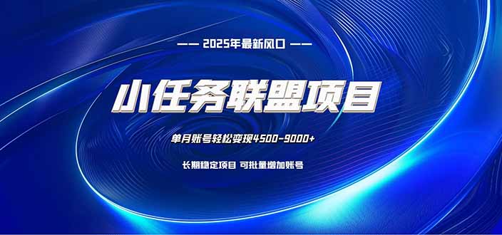 小任务联盟项目：一台电脑每天只需10分钟，轻松简单稳定-大川资源分享站