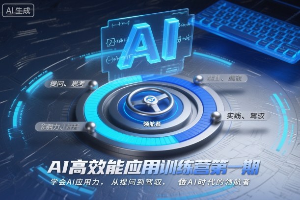 AI高效能应用训练营第一期，学会AI应用力，从提问到驾驭，做AI时代的领航者-大川资源分享站