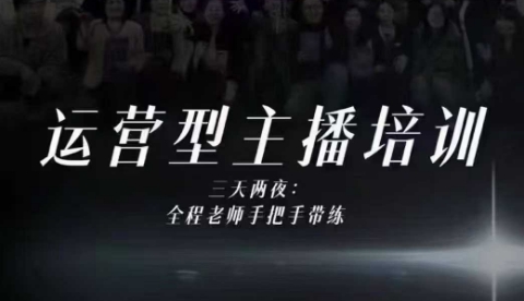 婉婉运营型主播培训线下课，主播四大能力，十小时线下录像+字幕，内容比线上课干-大川资源分享站