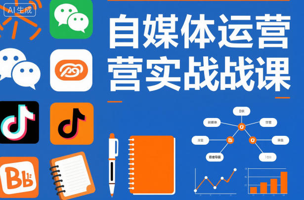 自媒体运营实战课，掌握一套系统的自媒体运营底层方法论，成为优秀的内容创作者-大川资源分享站