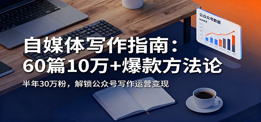 自媒体写作指南：60篇10万+爆款方法论，半年30万粉，解锁公众号写作运营变现-大川资源分享站