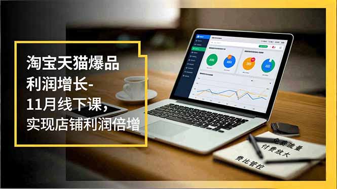 淘宝天猫爆品利润增长-11月线下课，免费流量、付费放大、费比管控，实现店铺利润倍增-大川资源分享站