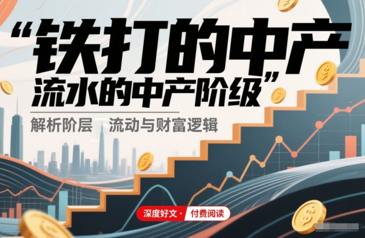 付费文章：铁打的中产，流水的中产阶级-大川资源分享站