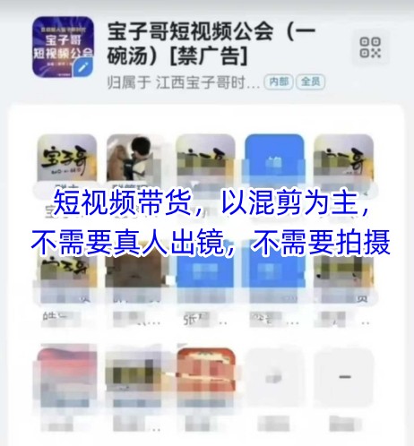 宝子哥头部团队短视频带货，以混剪为主，不需要真人出镜，不需要拍摄【更新11月】-大川资源分享站