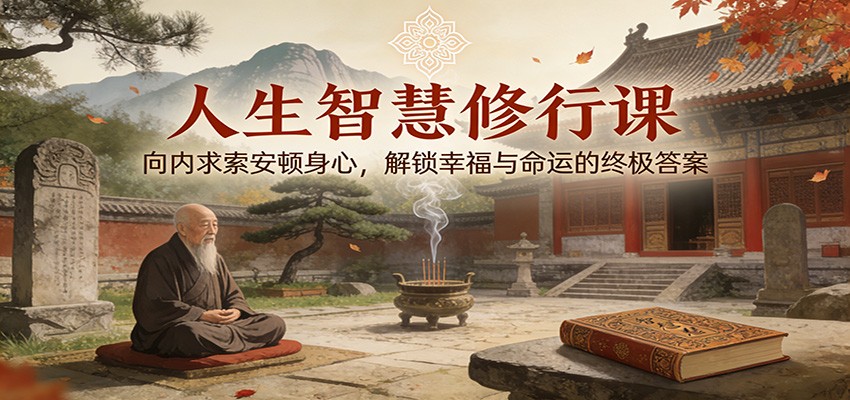人生智慧修行课：向内求索安顿身心，解锁幸福与命运的终极答案-大川资源分享站