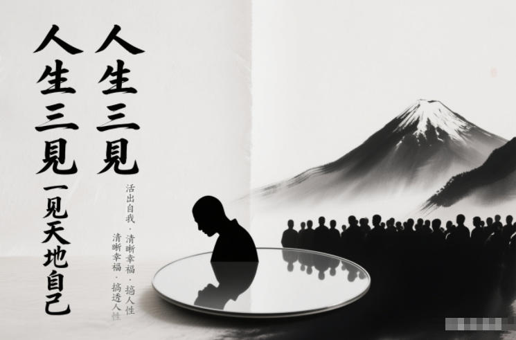 人生三见一见天地见众生见自己，活出自我拥有清晰幸福人生，搞透人性-大川资源分享站