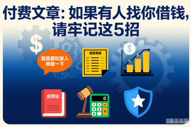 付费文章：如果有人找你借钱，请牢记这5招-大川资源分享站