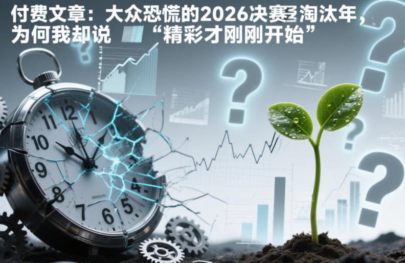 付费文章：大众恐慌的2026决赛淘汰年，为何我却说“精彩才刚刚开始”？-大川资源分享站