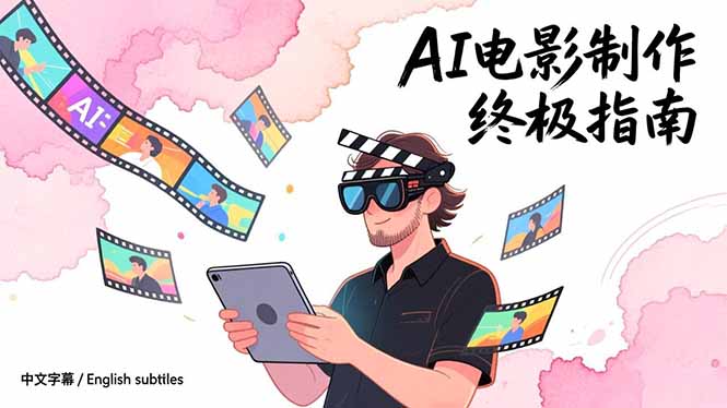 AI电影制作终极指南:从创意到成片,系统掌握智能影视全流程实战课(中英字幕-大川资源分享站
