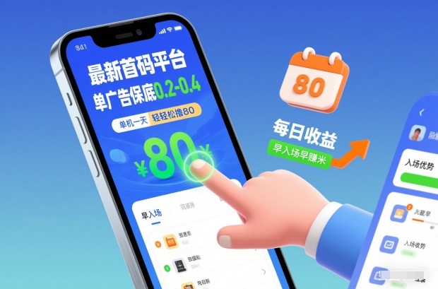 最新首码平台，单广告保底0.2-0.4，单机一天轻松撸80，早入场早賺米【揭秘】-大川资源分享站