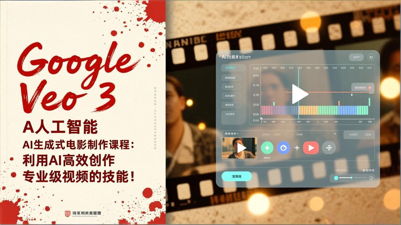 Google Veo 3人工智能AI生成式电影制作课程：利用AI高效创作专业级视频的技能！-大川资源分享站