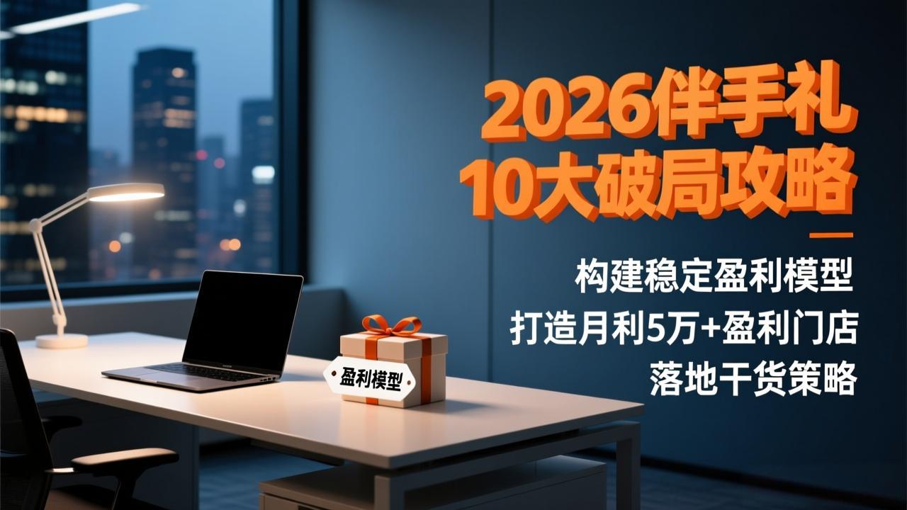 2026伴手礼10大破局攻略：构建稳定盈利模型，打造月利5万+盈利门店，落地干货策略-大川资源分享站