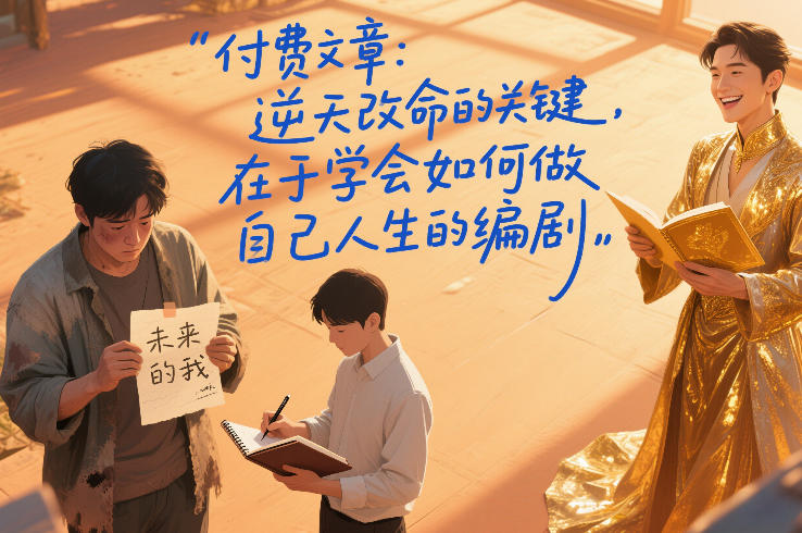 付费文章：逆天改命的关键，在于学会如何做自己人生的编剧-大川资源分享站