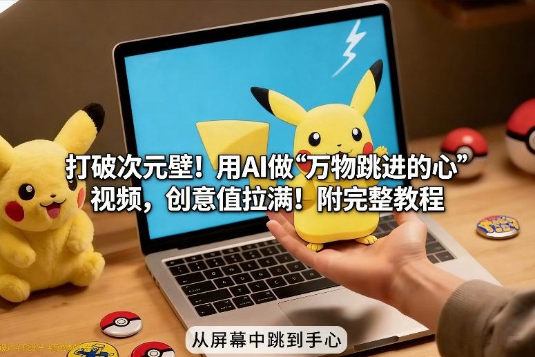 打破次元壁！用AI做【万物跳进手心】视频，创意值拉满！附完整教程-大川资源分享站