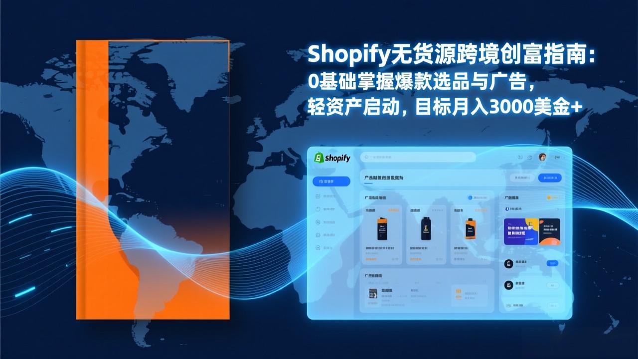 Shopify爆款打法实战：从选品到广告投放，复制爆款模型，驱动独立站月销售额破万刀-大川资源分享站