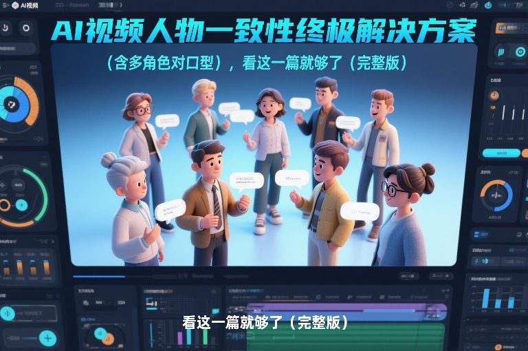 AI视频人物一致性终极解决方案(含多角色对口型)，看这一篇就够了(完整版)-大川资源分享站