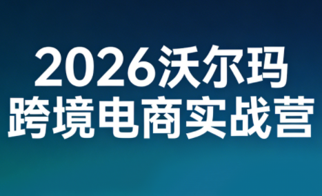2026沃尔玛跨境电商实战营-大川资源分享站