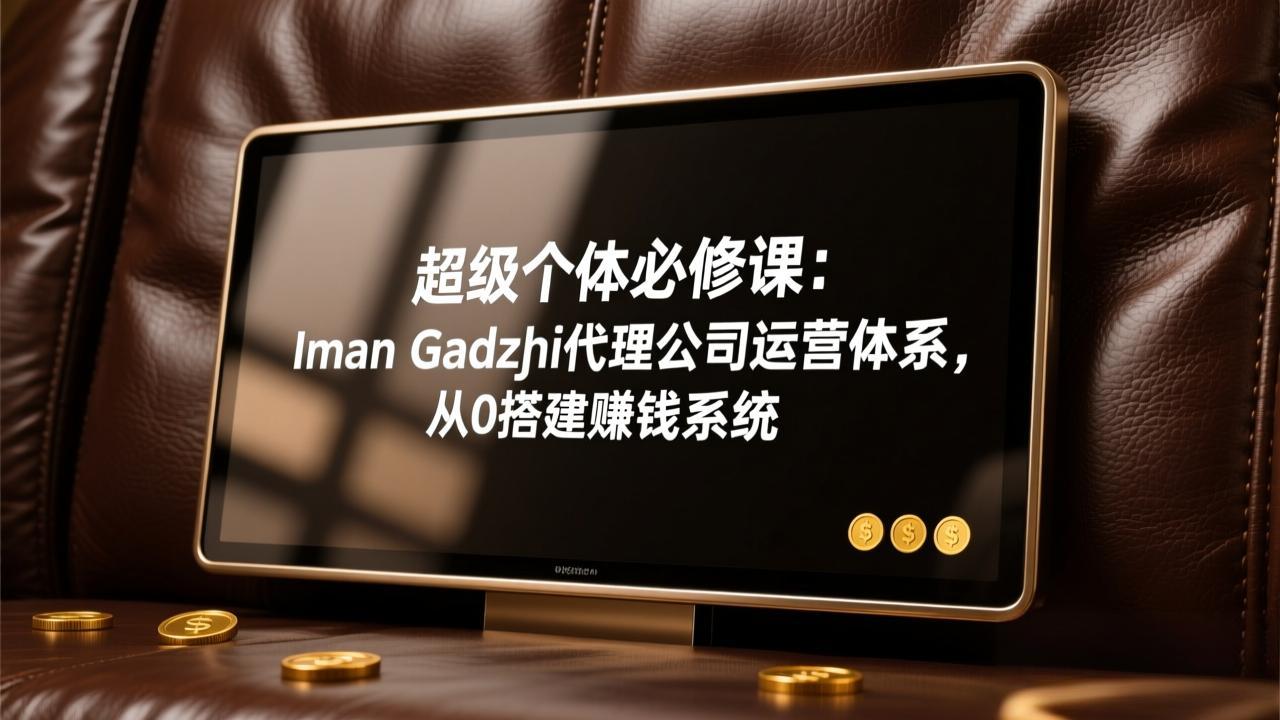 超级个体必修课:Iman Gadzhi代理公司运营体系,从0搭建赚钱系统-大川资源分享站