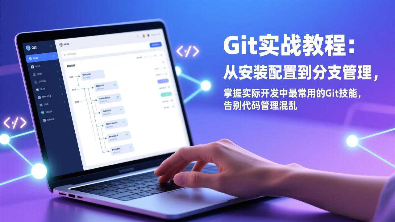 Git实战教程:从安装配置到分支管理,掌握实际开发中最常用的Git技能,告别代码管理混乱-大川资源分享站