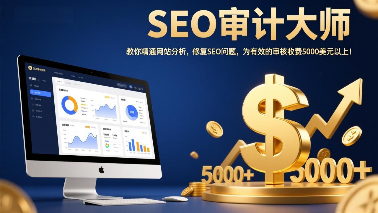 SEO审计大师：教你精通网站分析，修复SEO问题，为有效的审核收费5000美元以上！-大川资源分享站