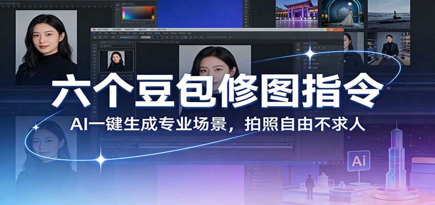 六个豆包修图指令：AI 一键生成专业场景，拍照自由不求人-大川资源分享站