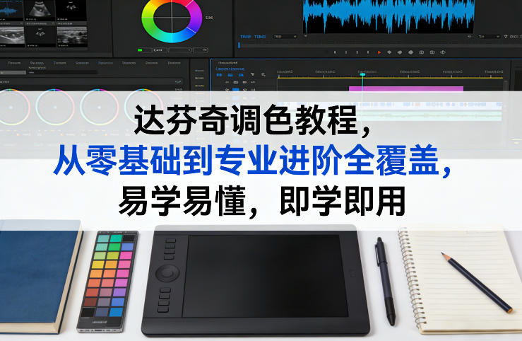 达芬奇调色教程，从零基础到专业进阶全覆盖，易学易懂，即学即用-大川资源分享站