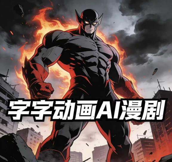 字字动画AI漫剧2026年第1期系统课程，小白看完就能学会实操的漫剧课，单人月收1-3W-大川资源分享站