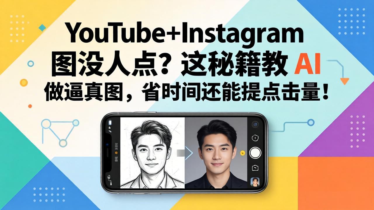 YouTube+Instagram图没人点？这秘籍教 AI 做逼真图，省时间还能提点击量-大川资源分享站