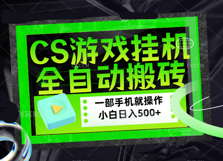 CSGO游戏挂机捡漏搬砖，超稳定的项目，带领1000+小白实现日入500+，数据可视频验证-大川资源分享站