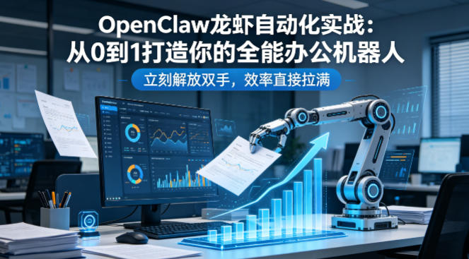OpenClaw龙虾自动化实战：从0到1打造你的全能办公机器人，立刻解放双手，效率直接拉满-大川资源分享站