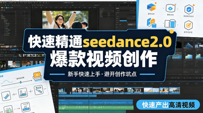 快速精通seedance2.0爆款视频创作，快速产出高清视频，避开大量创作坑点，新手也能快速上手-大川资源分享站