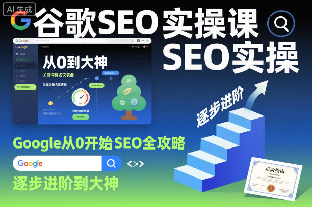 谷歌SEO实操课，Google从0开始SEO全攻略，逐步进阶到大神(更新26年)-大川资源分享站
