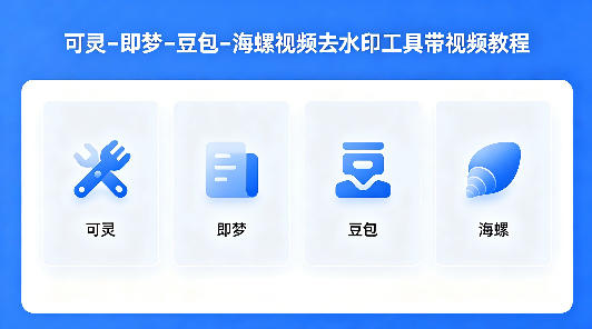 可灵–即梦–豆包–海螺视频去水印工具带视频教程-大川资源分享站