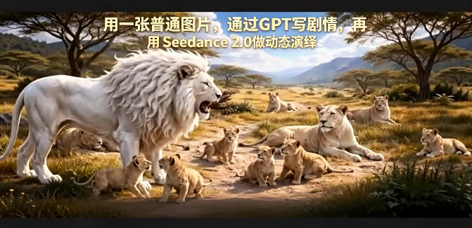 用一张普通图片，通过GPT写剧情，再用Seedance 2.0做动态演绎，居然能生成迪士尼风格搞笑动画-大川资源分享站