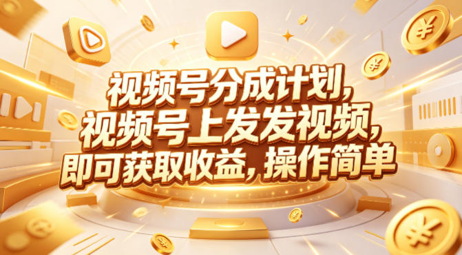 视频号分成计划，599元众筹的Red团队课程，视频号上发发视频，即可获取收益，操作简单-大川资源分享站