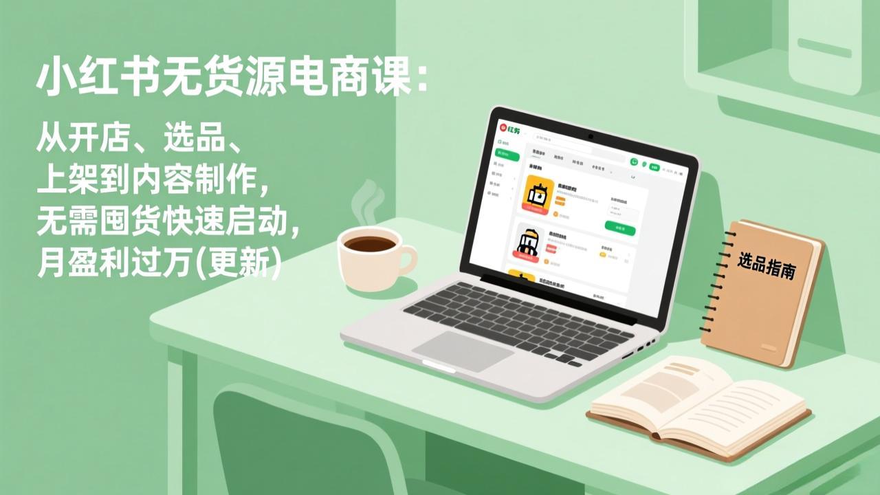 小红书无货源电商课(5月12更新-大川资源分享站