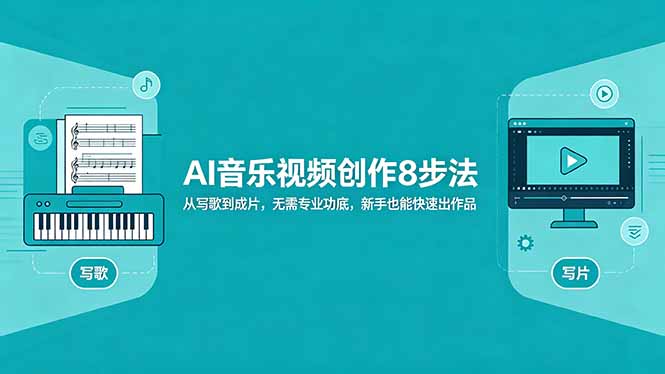 AI音乐视频创作8步法：从写歌到成片，无需专业功底，新手也能快速出作品-大川资源分享站