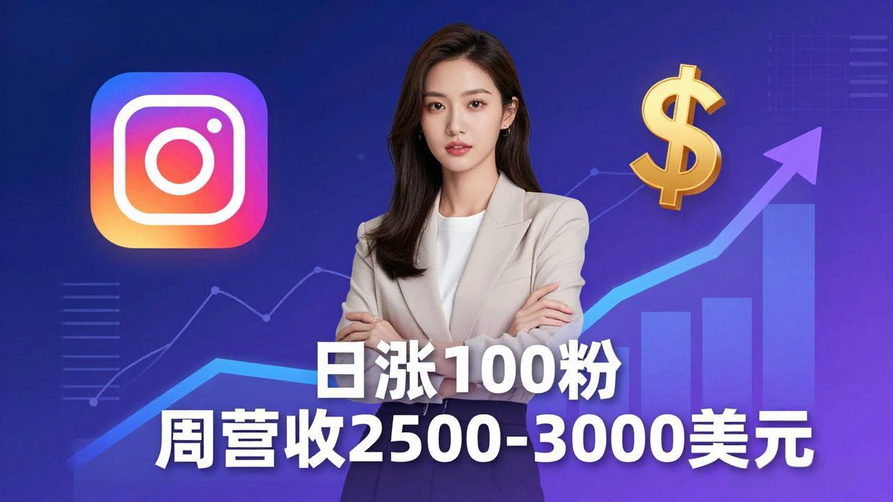 想做数字产品？Sheri亲授：日涨100粉、每周2500至3000美元的营收，Instagram躺着赚-大川资源分享站