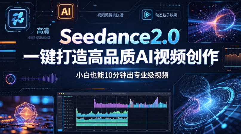 Seedance2.0一键打造高品质AI视频创作，小白也能10分钟出专业级视频-大川资源分享站