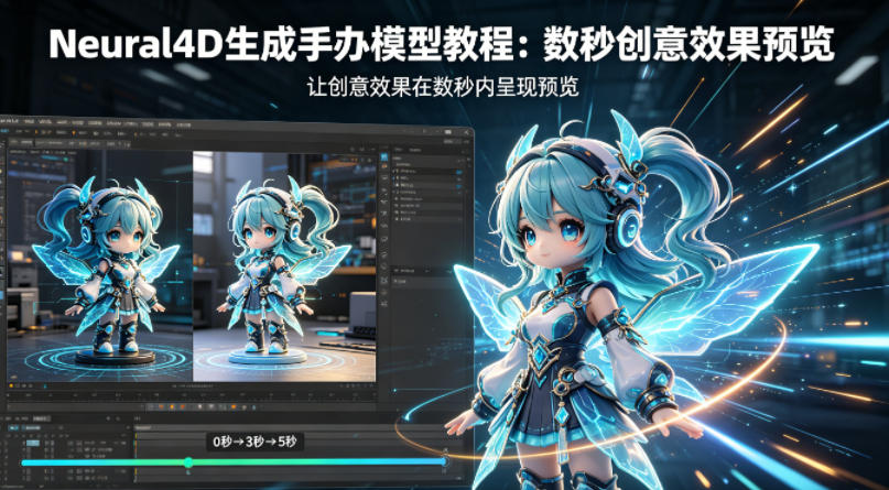 Neural4D生成手办模型教程，让创意效果在数秒内呈现预览-大川资源分享站