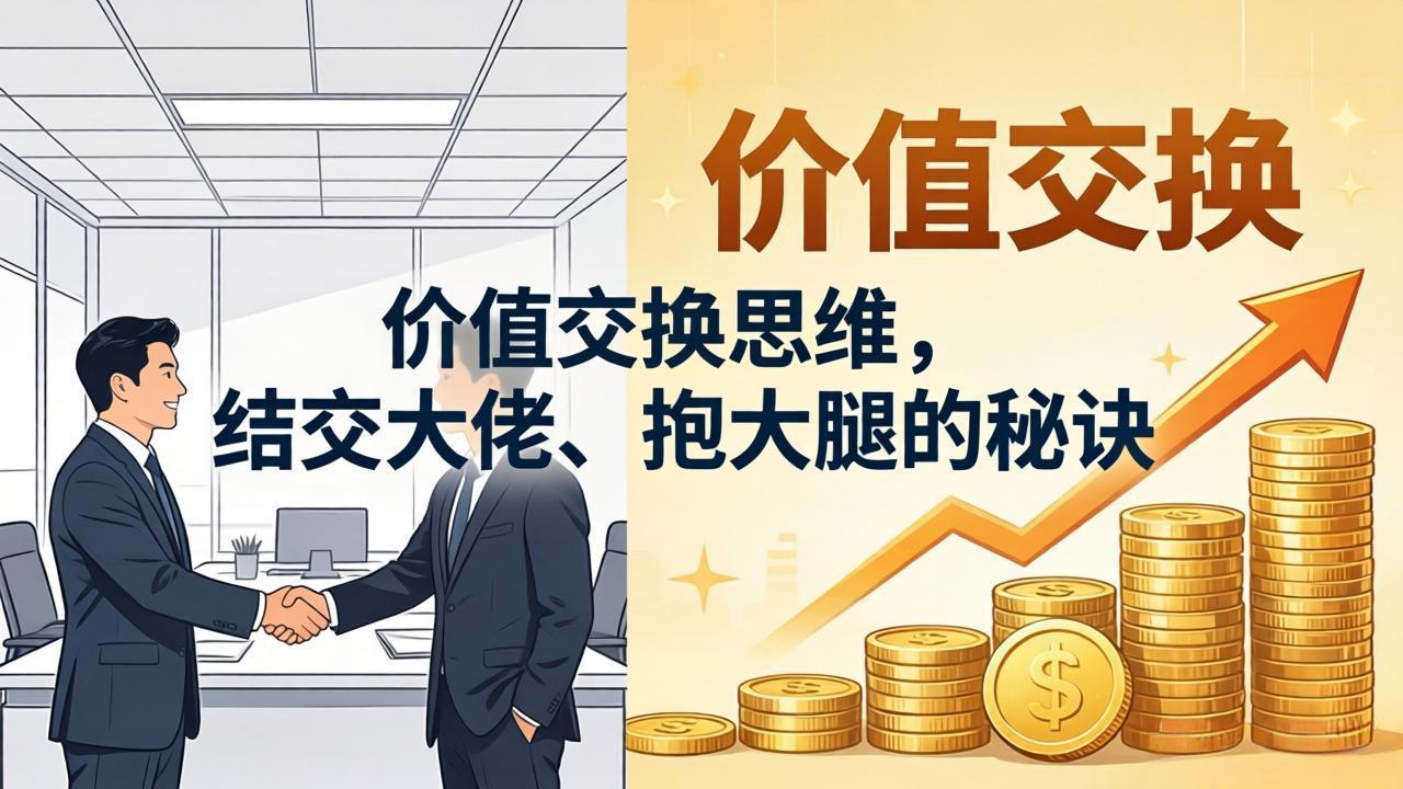 某付费文章：价值交换思维，结交大佬、抱大腿的秘诀-大川资源分享站