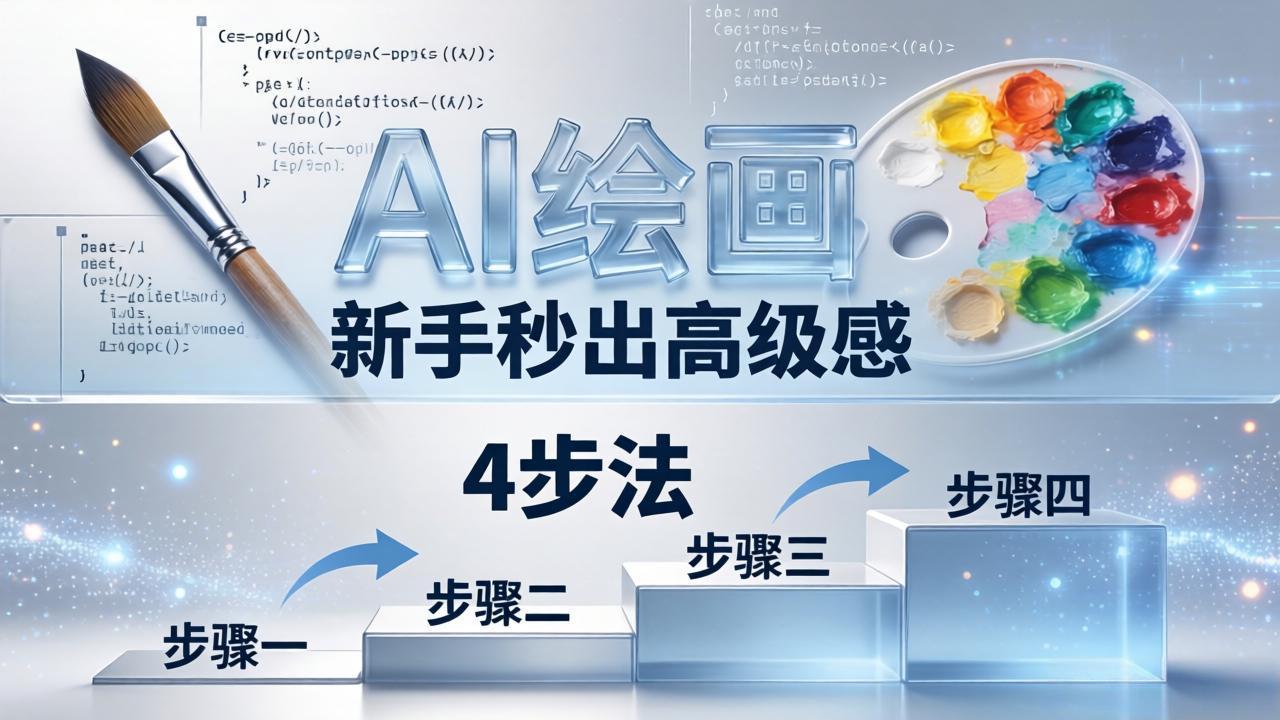 AI绘画入门别再硬磕了!即梦4步法:万能提示词公式+BRTR框架,新手秒出高级感-大川资源分享站