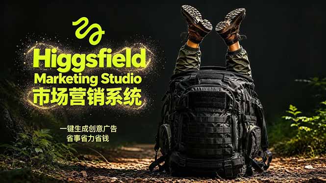 AI广告工作流实战：从脚本到画面用Higgsfield完成，商家也能做品牌视频，省万元成本！附提示词-大川资源分享站