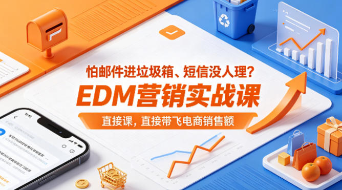 怕邮件进垃圾箱、短信没人理？EDM营销实战课，直接带飞电商销售额【原创双语字幕】-大川资源分享站