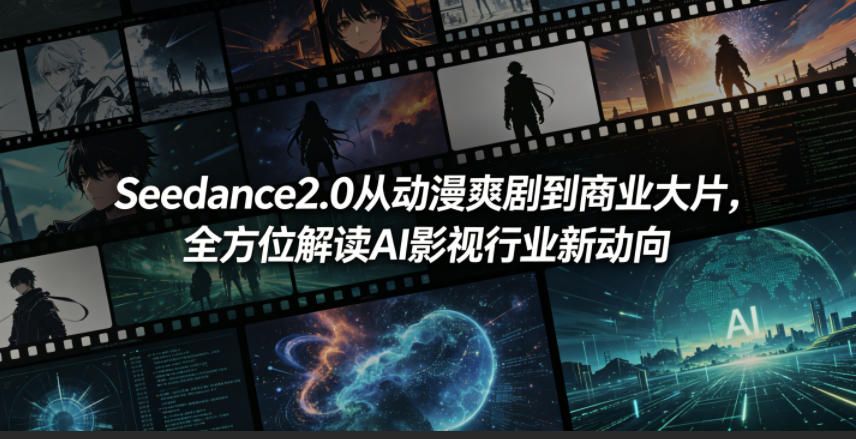 Seedance2.0从动漫爽剧到商业大片，全方位解读AI影视行业新动向-大川资源分享站