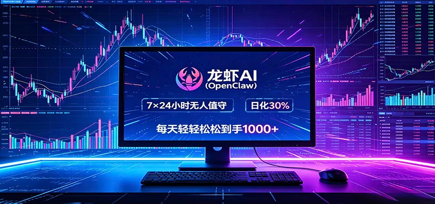 龙虾AI(OpenClaw)全自动挂机，智能操控电脑高效执行任务，每天轻松到手四位数-大川资源分享站